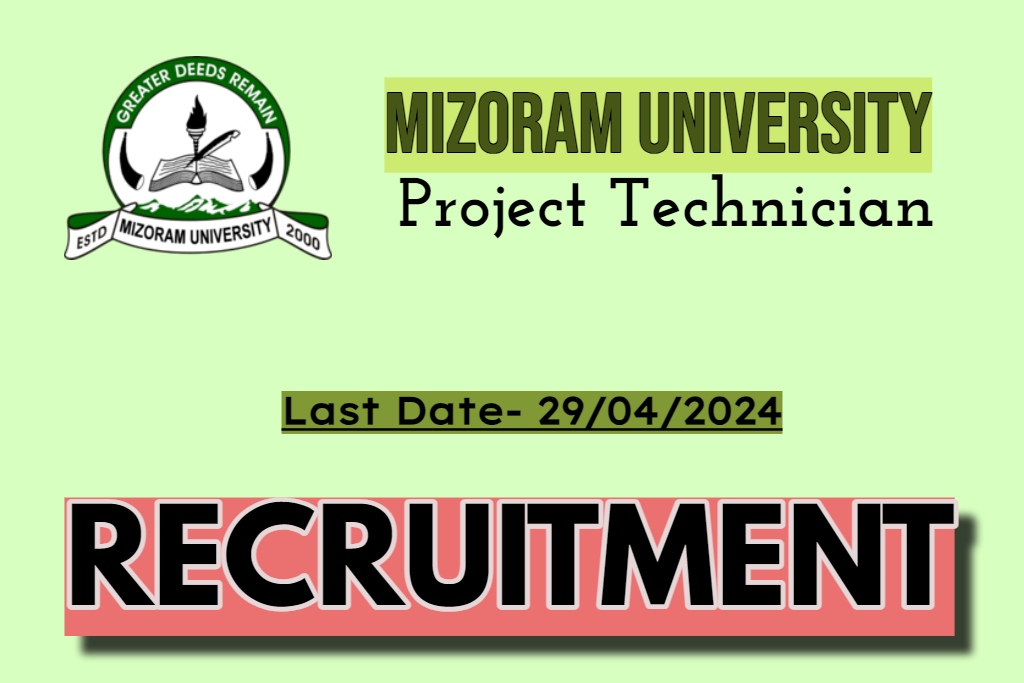 Mizoram University Recruitment 2024