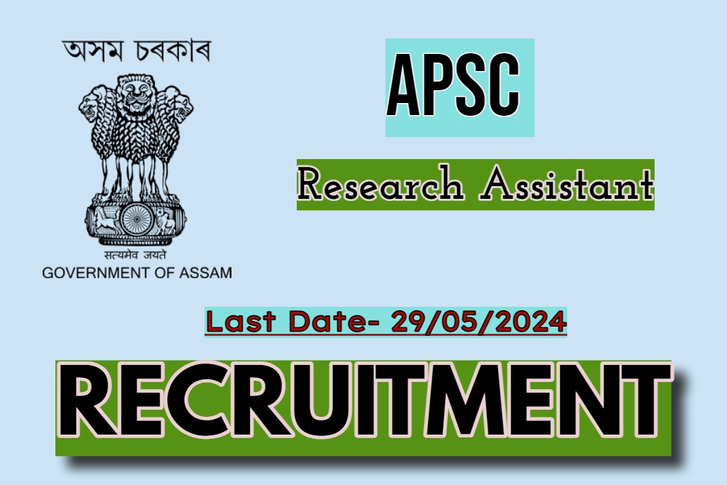 APSC Assam Recruitment 2024