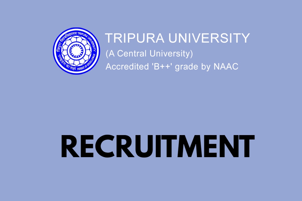 Tripura University Recruitment 2024